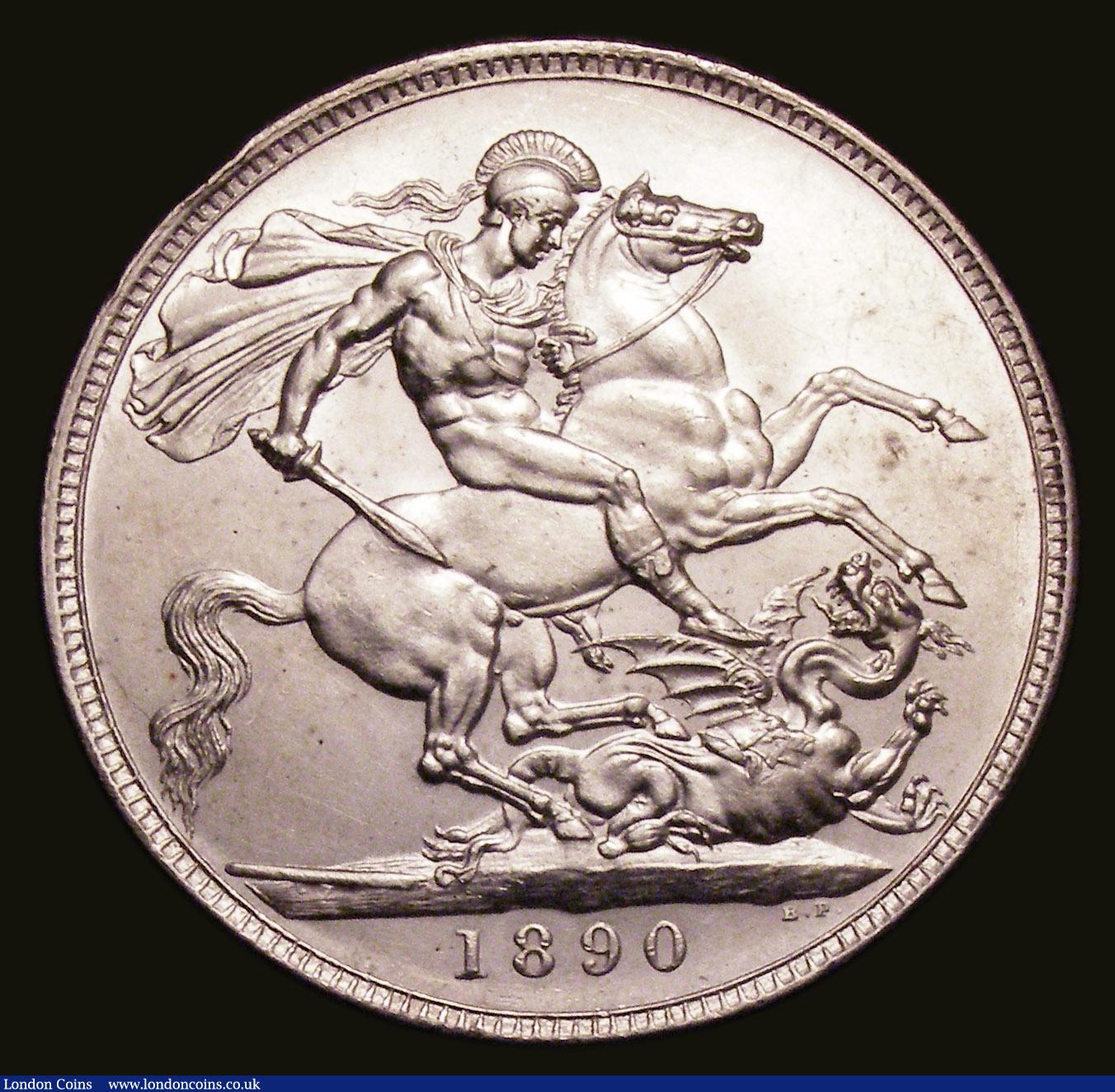 London Coins : A153 : Lot 2188 : Crown 1890 ESC 300 GEF