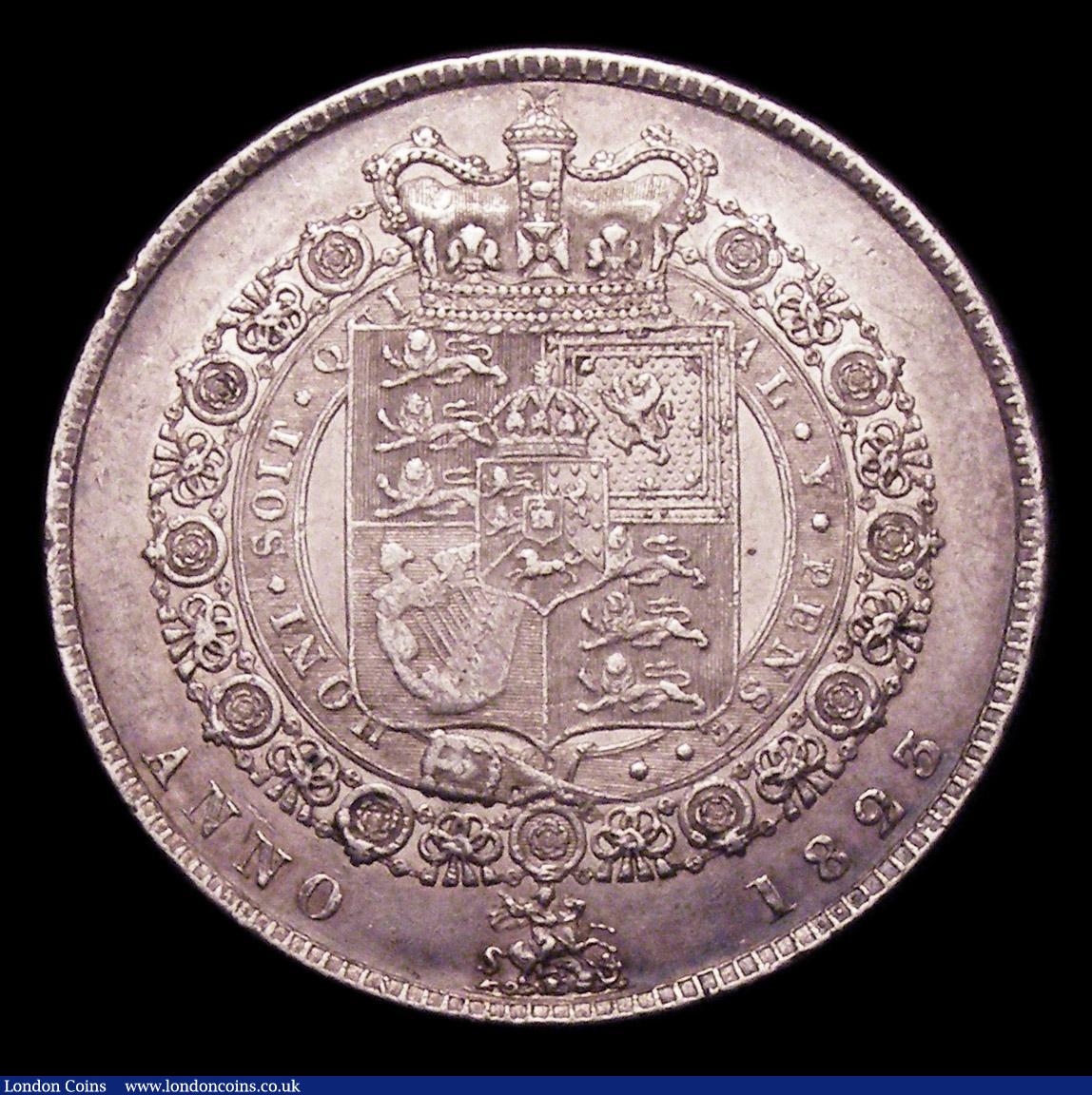 London Coins : A153 : Lot 2223 : Halfcrown 1823 ESC 634 VF with some contact marks