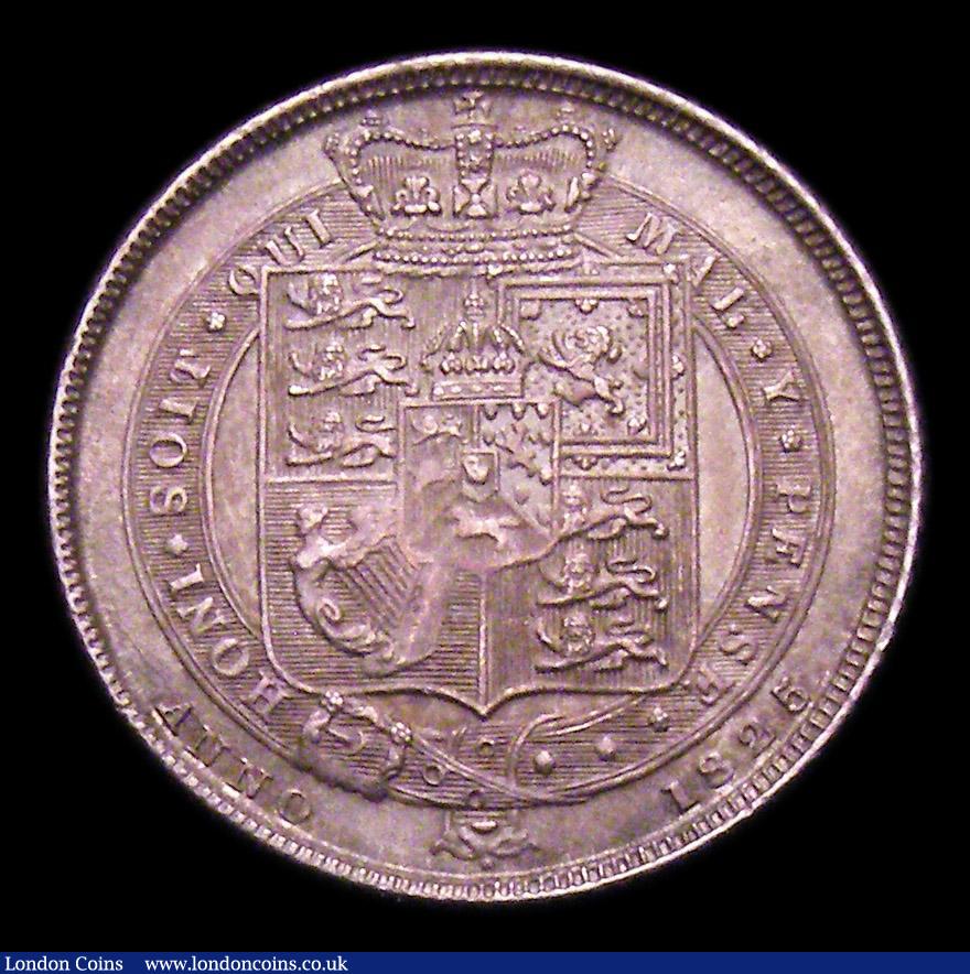 London Coins : A153 : Lot 2304 : Sixpence 1825 ESC 1659 EF toned