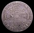 London Coins : A153 : Lot 2458 : Crown 1666 XVIII ESC 32 Near Fine/About Fine with some haymarking