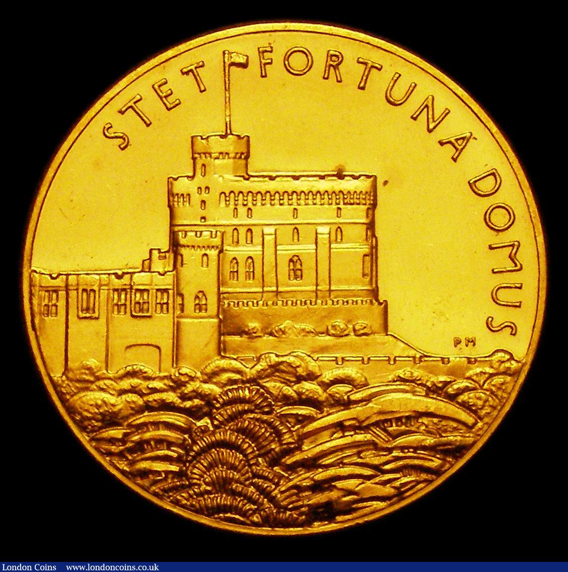 London Coins : A153 : Lot 849 : George V Silver Jubilee 1935 The Official Royal Mint issue in gold 32mm diameter by P.Metcalfe, Eime...