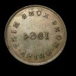 London Coins : A153 : Lot 1014 : Hong Kong medallic trial piece, 38.5mm diameter in bronze, weight 24.62 grammes J Watt and Co, Soho,...
