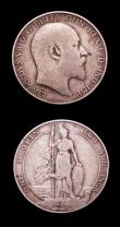 London Coins : A153 : Lot 2233 : Halfcrown 1903 ESC 748 VG, Florin 1905 ESC 923 VG