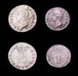 London Coins : A153 : Lot 2256 : Maundy Odds James II (4) Threepences (2) 1685 ESC 1980, Good Fine, toned, 1687 7 over 6 ESC 1983 Goo...