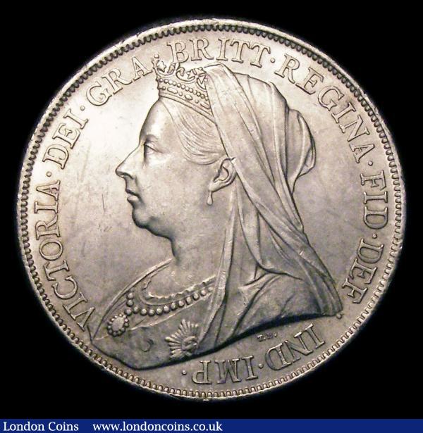 Crown 1899 LXIII ESC 317 Davies 528 dies 2E A/UNC and lustrous with minor contact marks : English Coins : Auction 154 : Lot 1827