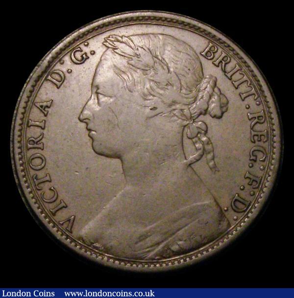 Penny 1881 Freeman 105 dies 10+J Near Fine, scarce : English Coins : Auction 154 : Lot 2452