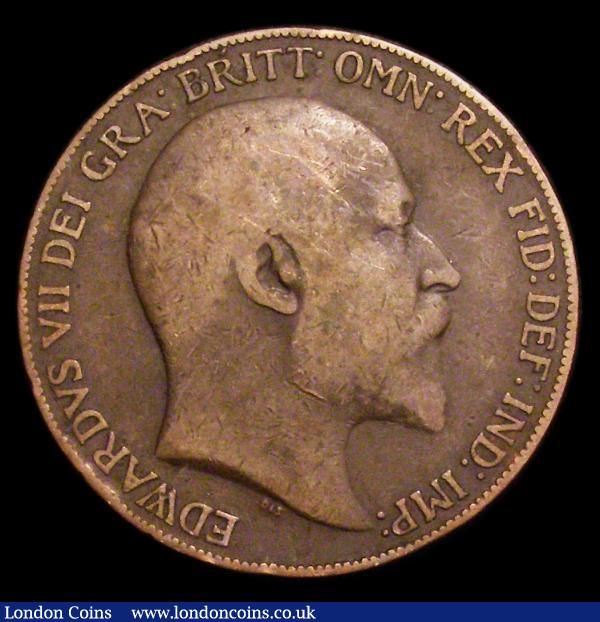 Penny 1908 Freeman 164A dies 1*+C VG Rare : English Coins : Auction 154 : Lot 2477