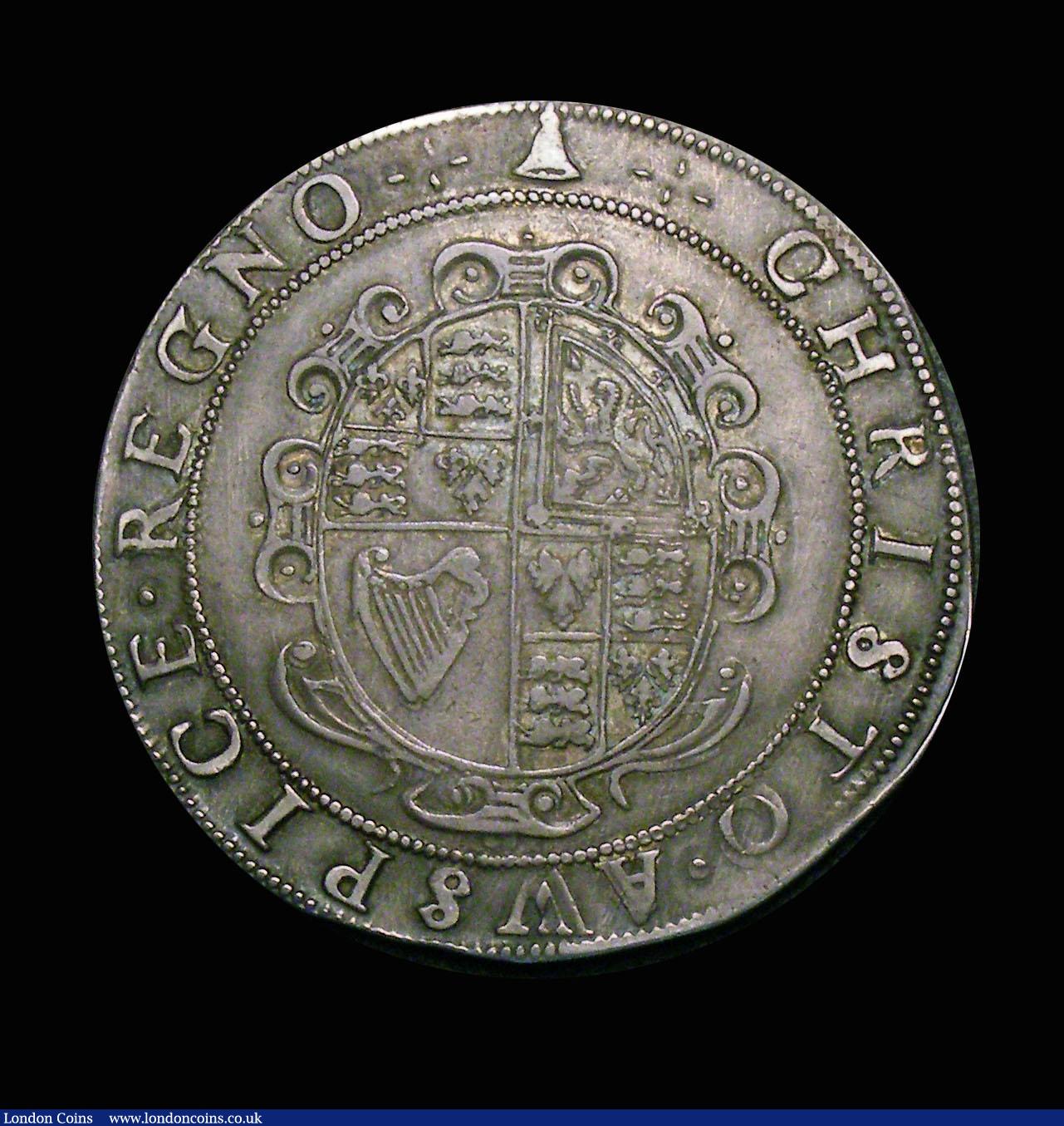 London Coins : A154 : Lot 1573 : Crown Charles I Tower Mint Group III type 3a, horse without caparisons, King's sword upright,  ...