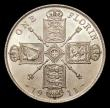 London Coins : A154 : Lot 1998 : Florin 1911 Full neck ESC 929, Davies 1731 dies 2A UNC