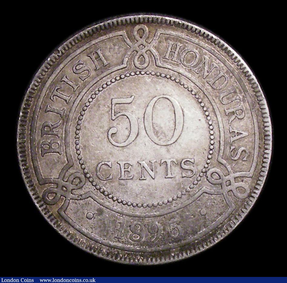 London Coins : A154 : Lot 748 : British Honduras 50 Cents 1895 KM#10 VF and scarce