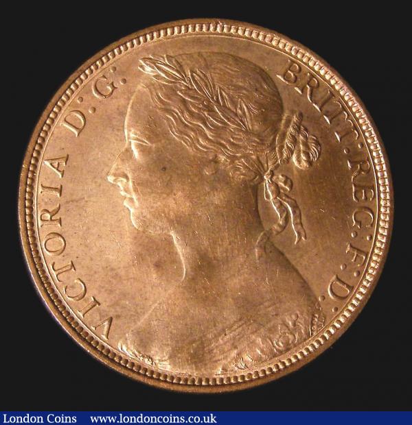 Penny 1881H Freeman 108 dies 11+M Choice UNC and lustrous, slabbed an graded LCGS 82, the joint finest of 16 examples thus far recorded by the LCGS Population Report : English Coins : Auction 155 : Lot 1214