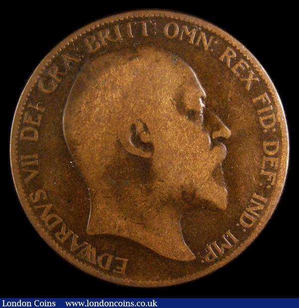 Penny 1903 Open 3 Freeman 158A dies 1+B, VG slabbed and graded LCGS 10, Ex-Dr.A.Findlow Hall of Fame Pennies : English Coins : Auction 155 : Lot 1237