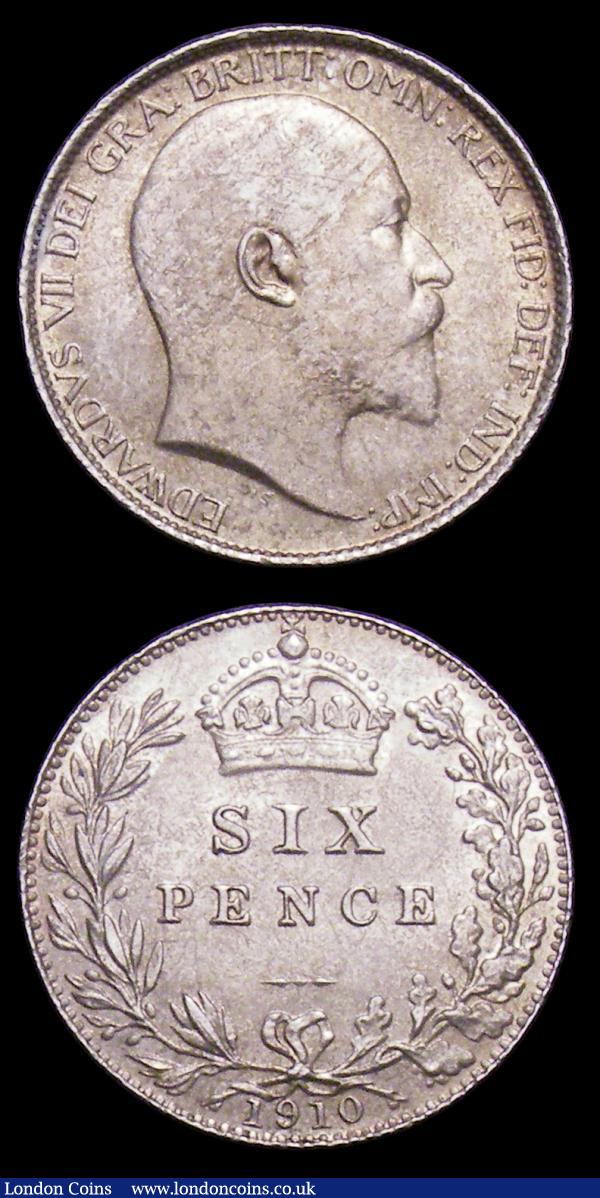Sixpences (2) 1902 Matte Proof ESC 1786 nFDC, 1910 ESC 1794 UNC and pleasantly toned : English Coins : Auction 155 : Lot 1417