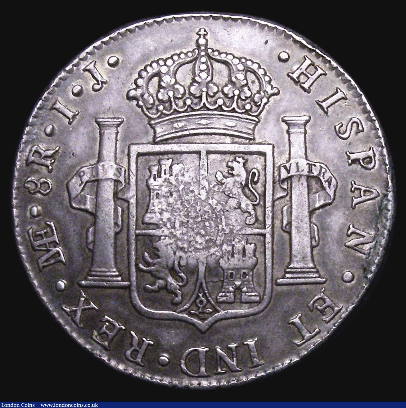 London Coins : A155 : Lot 577 : Dollar George III Octagonal Countermark on a Peru 8 Reales 1797 (Lima) ESC 140A Countermark Fine hos...