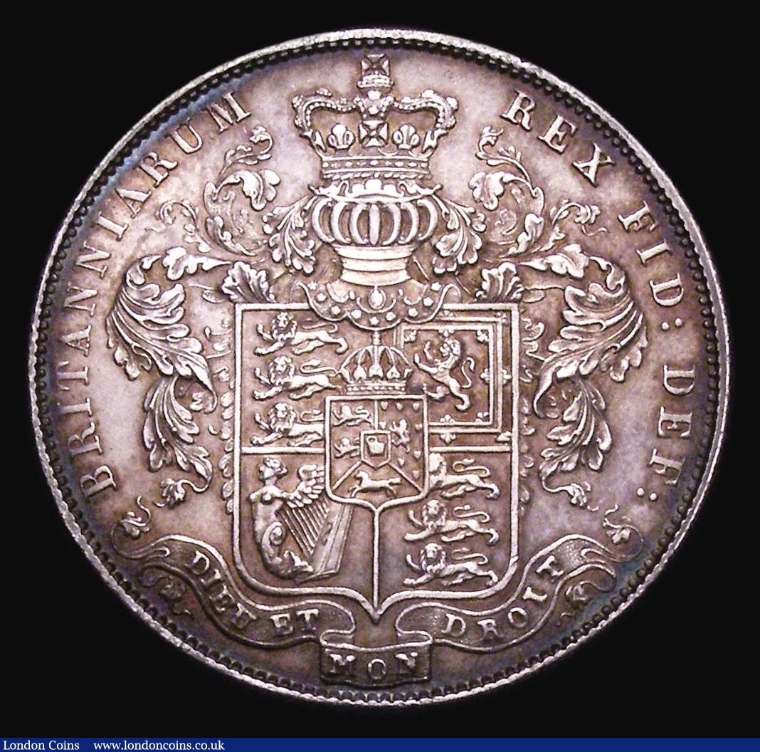 London Coins : A155 : Lot 618 : Halfcrown 1825 ESC 642 EF with a deep golden tone