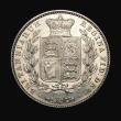 London Coins : A155 : Lot 1008 : Halfcrown 1839 the rare currency issue, WW incuse, with two plain fillets, ESC 672 EF with a minor d...