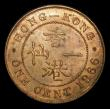 London Coins : A155 : Lot 2234 : Hong Kong Cent 1866 KM#4.1 NEF/EF with traces of lustre