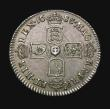 London Coins : A155 : Lot 663 : Sixpence 1688 Later shields, altered from Early shields ESC 1528 EF and with a most attractive grey ...