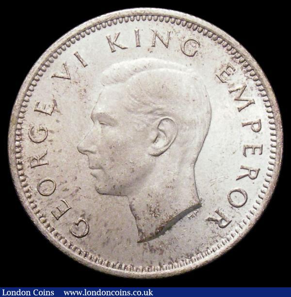 New Zealand Shilling 1946 KM#9 UNC toned : World Coins : Auction 156 : Lot 1324