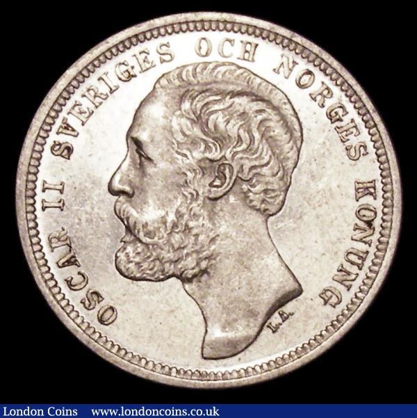 Sweden Krona 1881 KM#747 EF and lustrous with some contact marks : World Coins : Auction 156 : Lot 1387