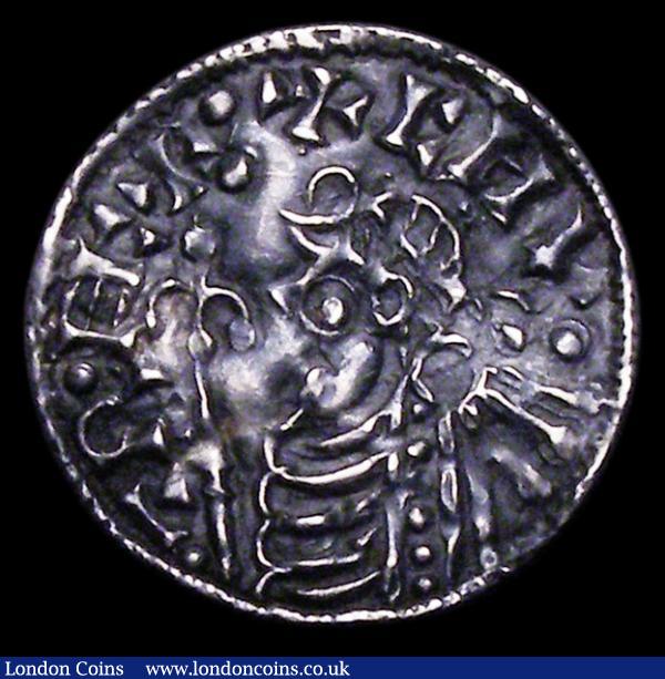Penny Cnut Short Cross type S.1159 Lincoln mint, moneyer Godwine VF with grey tone : Hammered Coins : Auction 156 : Lot 1752