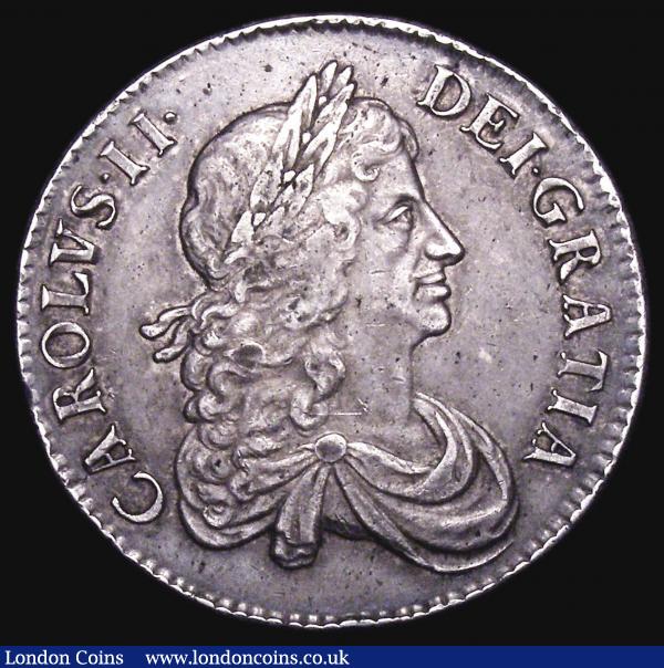 Crown 1671 Second Bust ESC 42 NVF/Bold Good Fine with an attractive tone : English Coins : Auction 156 : Lot 1843
