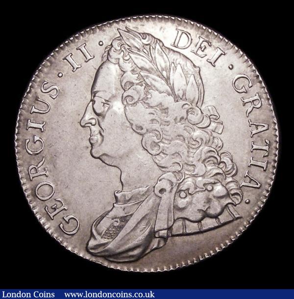Crown 1743 Roses ESC 124 GF/NVF : English Coins : Auction 156 : Lot 1869