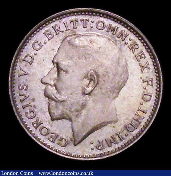 Threepence 1924 stated by the vendor to be a specimen striking, comes with old collector's ticket stating 'Specimen Ex-Spinks Hayden Dec 2 1938' A/UNC and attractively toned : English Coins : Auction 156 : Lot 2942