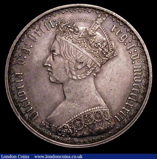 Florin 1873 ESC 841 Die Number 142 GVF/NEF with grey tone and some hairlines : English Coins : Auction 156 : Lot 3243