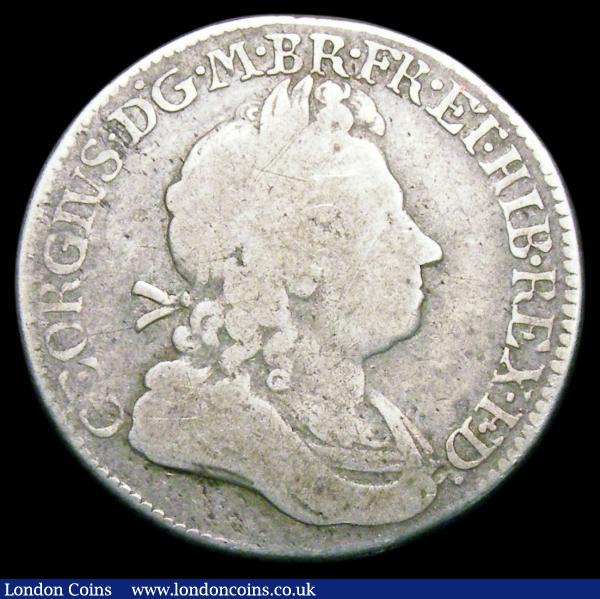 Shilling 1720 Roses and Plumes ESC 1167 VG, a much under-rated type and seldom seen : English Coins : Auction 156 : Lot 3414