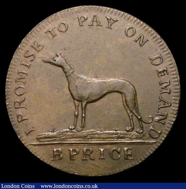 Halfpenny 18th Century Middlesex - Hendon 1794 Church/Greyhound, B.Price NEF : Tokens : Auction 156 : Lot 850