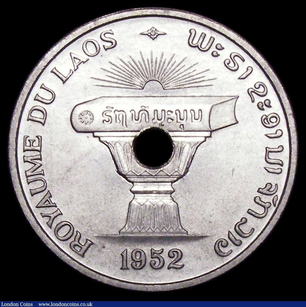 London Coins : A156 : Lot 1298 : Laos 50 Cents 1952 Essai KM#E3 Lustrous UNC, Rare with a mintage of just 1200 pieces