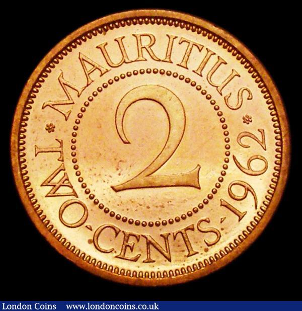 Mauritius 2 Cents 1962 VIP Proof/Proof of record KM#32 UNC with some light contact marks, retaining virtually full mint brilliance : World Coins : Auction 156 : Lot 1304