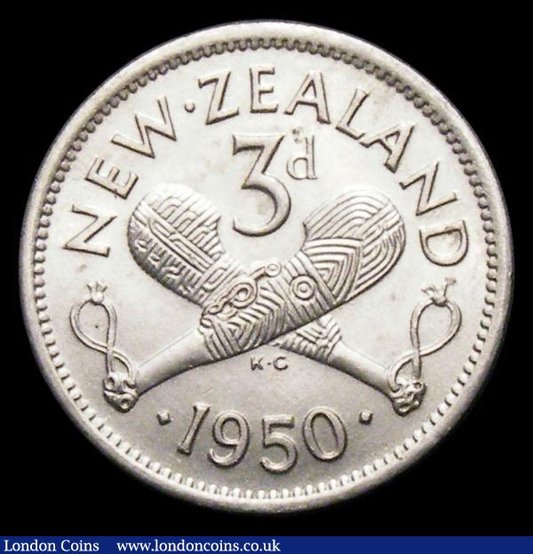 New Zealand Threepence 1950 KM#15 UNC : World Coins : Auction 156 : Lot 1327