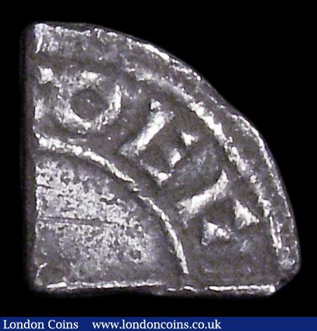 London Coins : A156 : Lot 1687 : Cut Farthing Edward the Martyr (975-978). Small Cross. York mint. Moneyer BEOLAN. S.1142. This is a ...