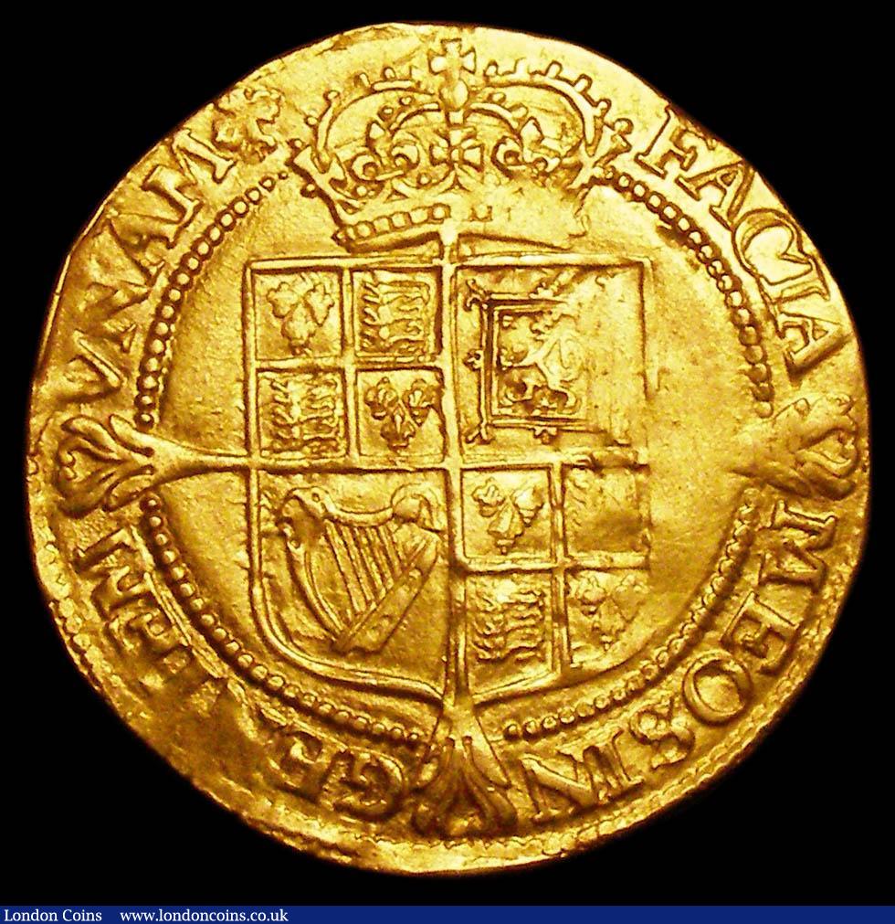 London Coins : A156 : Lot 1743 : Laurel James Third Coinage Fourth Head, very small ties S.2638B very small ties mintmark Trefoil NVF...
