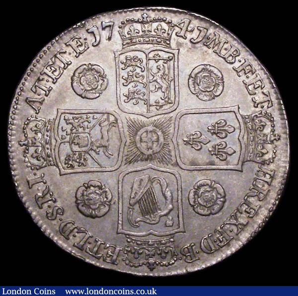 Crown 1741 Roses ESC 123 GVF or better and with an attractive tone, excellent eye appeal for the grade : English Coins : Auction 156 : Lot 1867