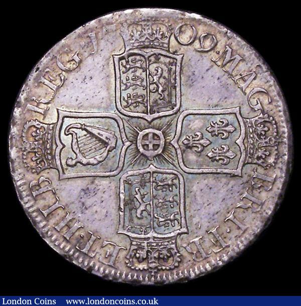 Halfcrown 1709 OCTAVO edge as ESC 579 but with inverted A for V in DECVS, unrecorded with this edge type, GVF or slightly better, nicely toned with light haymarking : English Coins : Auction 156 : Lot 2199
