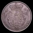 London Coins : A156 : Lot 2244 : Halfcrown 1820 George IV ESC 628 EF with grey tone, the obverse with a light deposit on the King...