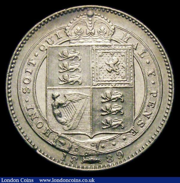 Shilling 1889 Small Jubilee Head ESC 1354 Davies 984 dies 1C GVF with some light contact marks, Very Rare : English Coins : Auction 156 : Lot 2697