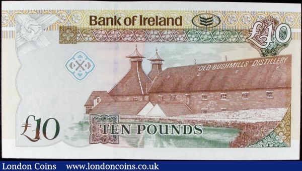 Northern Ireland Bank of Ireland £10 dated 1st January 2013, replacement series ZZ004309, Pick87r, UNC : World Banknotes : Auction 156 : Lot 273
