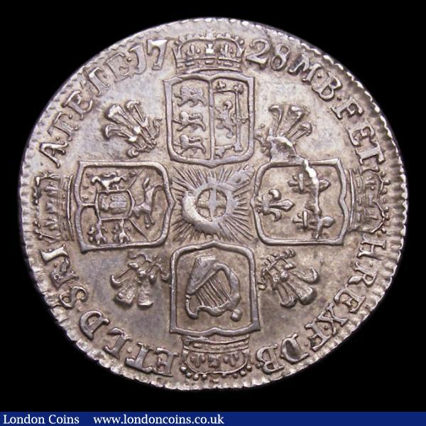 Sixpence 1728 Plumes ESC 1605 EF with grey tone, slabbed and graded LCGS 60 : English Coins : Auction 156 : Lot 2762