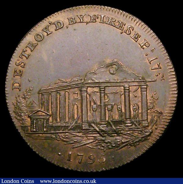 Halfpenny 18th Century Middlesex - Skidmore's 1795 St. Paul's Covent Garden, milled edge, DH522 EF with traces of lustre   : Tokens : Auction 156 : Lot 855