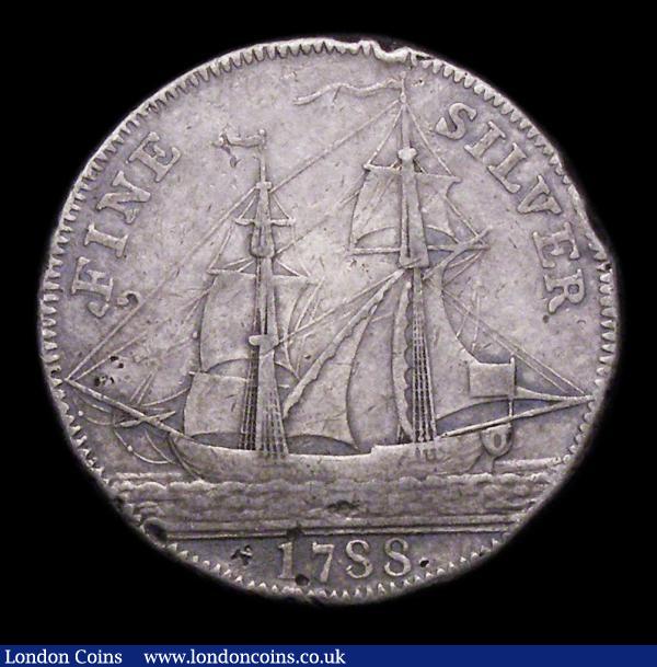 Halfpenny 18th Century Warwickshire - Wilkinson's 1788 DH337 struck in silver, Fine with some surface marks and edge nicks, Rare : Tokens : Auction 156 : Lot 900