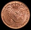 London Coins : A156 : Lot 1082 : Belgium 5 Centimes 1850 KM#5.1 Lustrous UNC, the reverse with a slightly uneven tone