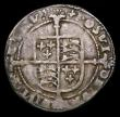 London Coins : A156 : Lot 1718 : Groat Henry VIII Posthumous issue in debased silver, Tower Mint, reverse POSVI legend S.2403 mintmar...