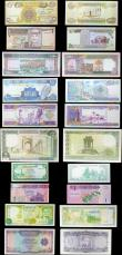 London Coins : A156 : Lot 268 : Middle East 1st series issues for type (17) Iraq Pick55, 65, 66, 73, 81, 90, 91, 92 & Pick93, Jo...