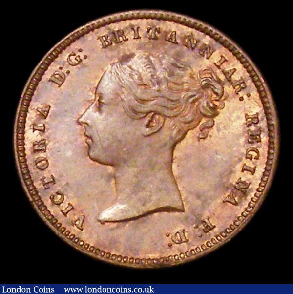 Half Farthing 1854 Peck 1602 A/UNC with traces of lustre, the obverse with slightly uneven tone : English Coins : Auction 157 : Lot 2288