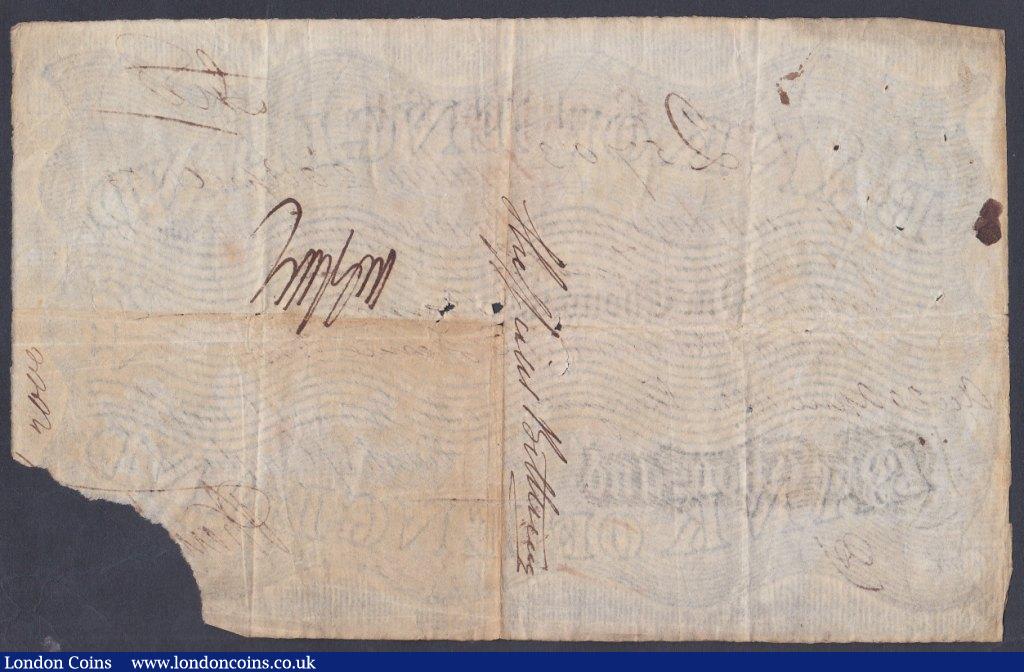 London Coins : A157 : Lot 13 : Bank of England £1000 seven days sight Bank Post Bill dated 20th April 1853 No.25703, Bank of ...
