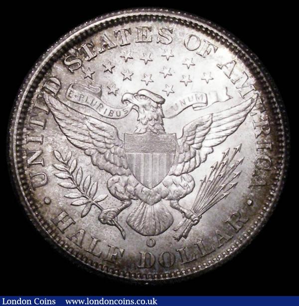 USA Half Dollar 1903 O Unc with original mint brilliance and peripheral toning : World Coins : Auction 157 : Lot 1681
